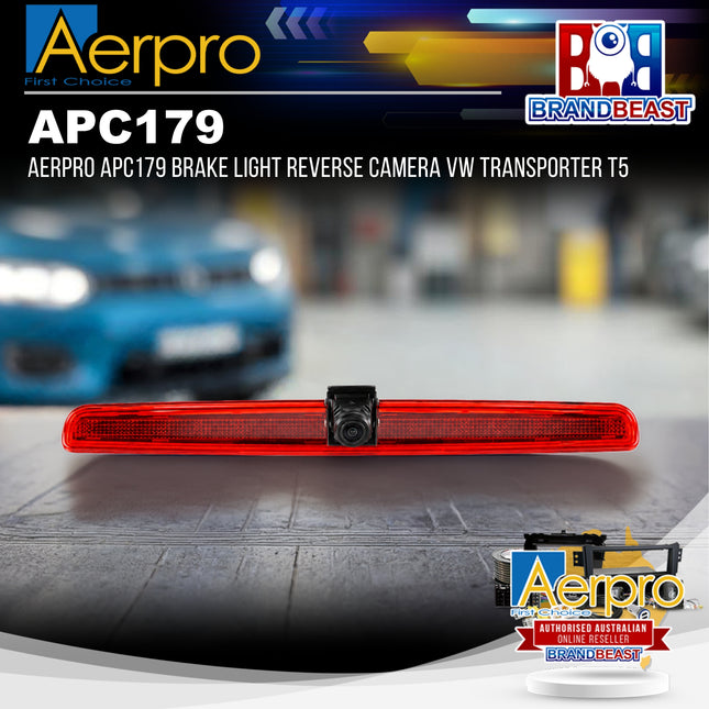 Aerpro APC179 Brake Light Reverse Camera VW Transporter T5