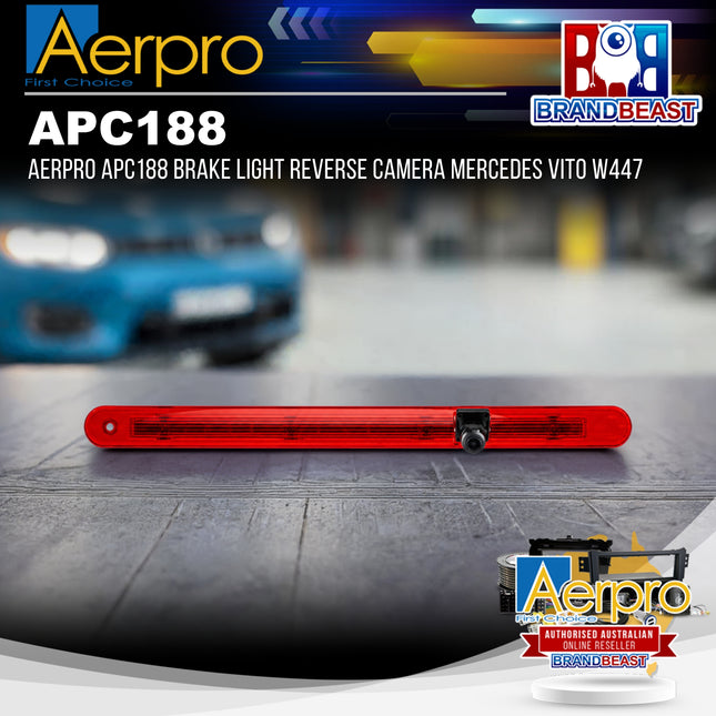 Aerpro APC188 Brake Light Reverse Camera Mercedes Vito W447