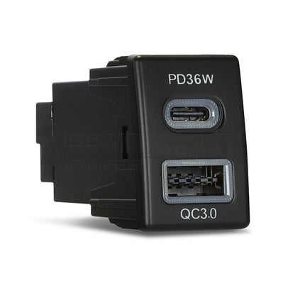 Aerpro APCCIZ1 USB-C PD & USB-A QC3.0 Charger for Holden & Isuzu