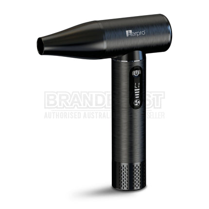 Aerpro APDB1 Brushed Metal Handheld Dust Blower – 130,000 RPM, USB-C, LED Display
