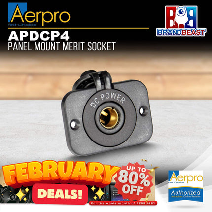 Aerpro APDCP4 Heavy-Duty Panel Mount Merit Socket