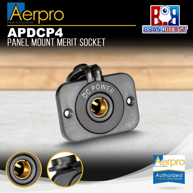 Aerpro APDCP4 Heavy-Duty Panel Mount Merit Socket