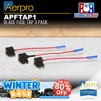 Aerpro APFTAP1 Blade Fuse Tap - 3Pcs