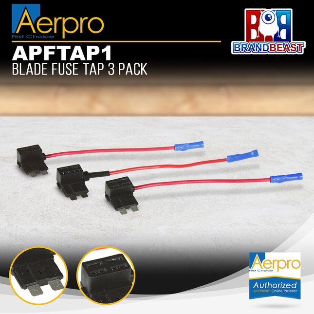 Aerpro APFTAP1 Blade Fuse Tap - 3Pcs