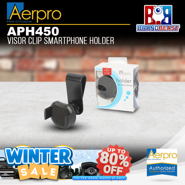 Aerpro APH450 Visor Clip Smartphone Holder