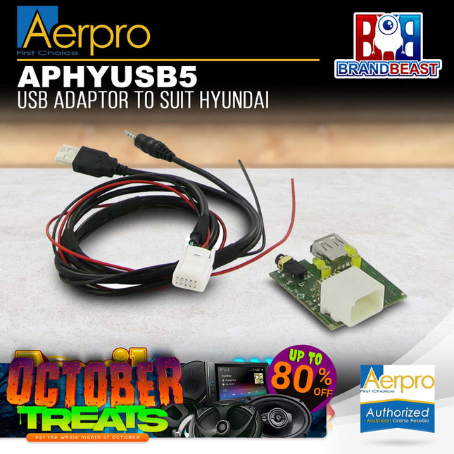 Aerpro APHYUSB5 USB Adaptor to Suit Hyundai Veloster