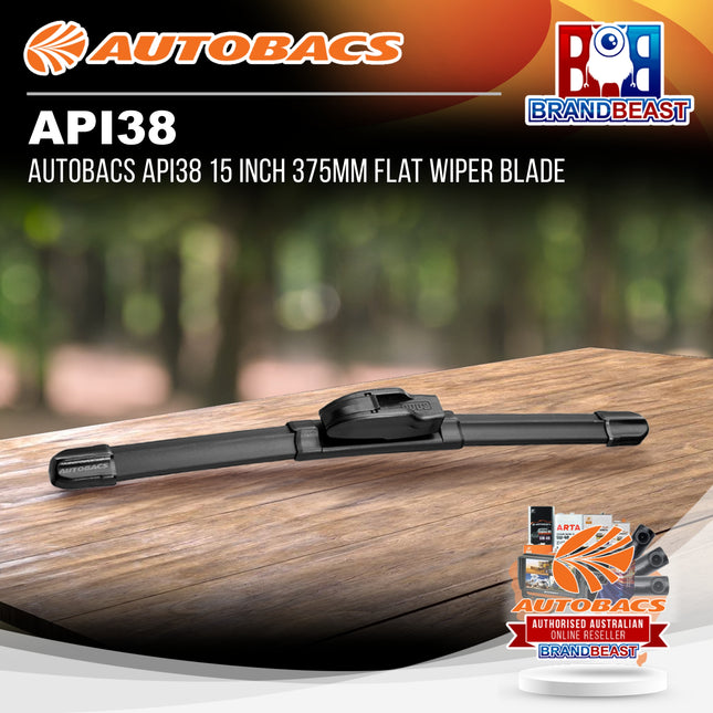 Autobacs API38 15 Inch 375mm Flat Wiper Blade