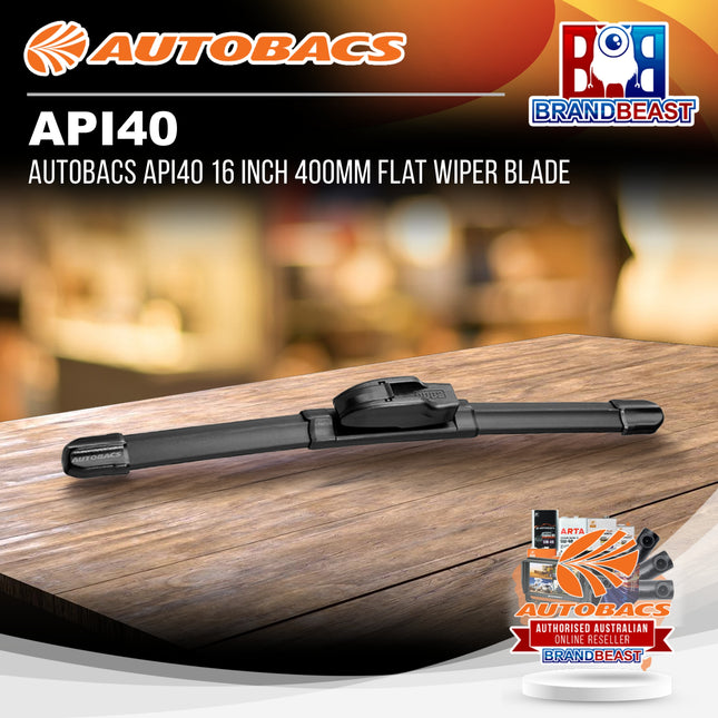 Autobacs API40 16 Inch 400mm Flat Wiper Blade