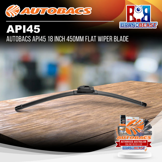 Autobacs API45 18 Inch 450mm Flat Wiper Blade