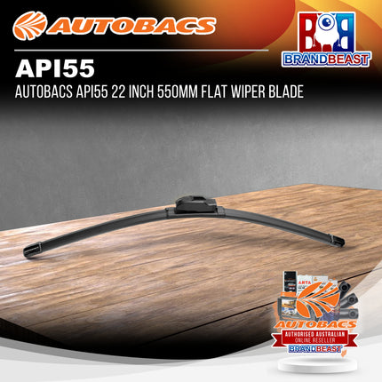 Autobacs API55 22 Inch 550mm Flat Wiper Blade