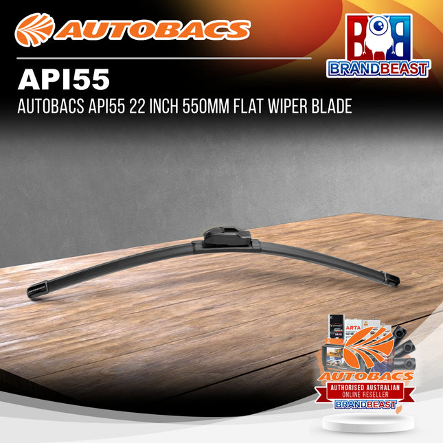 Autobacs API55 22 Inch 550mm Flat Wiper Blade