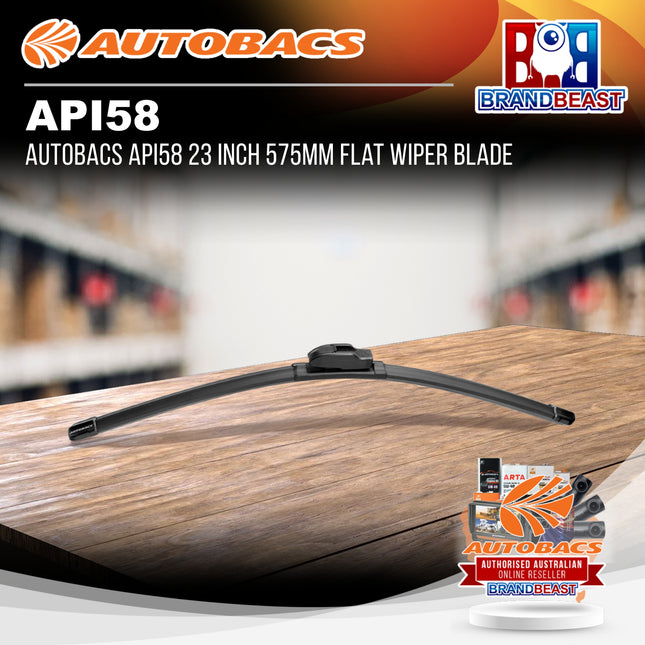 Autobacs API58 23 Inch 575mm Flat Wiper Blade