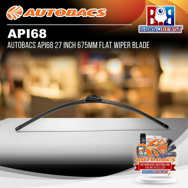 Autobacs API68 27 Inch 675mm Flat Wiper Blade