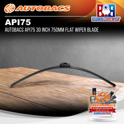 Autobacs API75 30 Inch 750mm Flat Wiper Blade