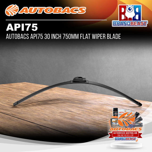 Autobacs API75 30 Inch 750mm Flat Wiper Blade