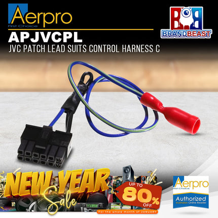 Aerpro APJVCPL JVC Patch Lead to Suit C Control Harnesses