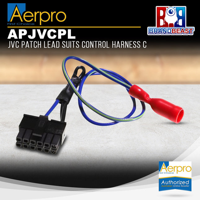 Aerpro APJVCPL JVC Patch Lead to Suit C Control Harnesses