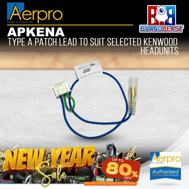 Aerpro APKENA Type A Patch Lead to Suit Selected Kenwood Headunits