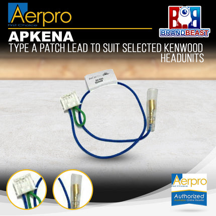 Aerpro APKENA Type A Patch Lead to Suit Selected Kenwood Headunits