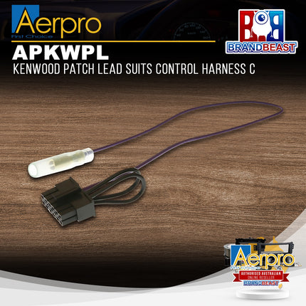 Aerpro APKWPL Kenwood Patch Lead Suits Control Harness C