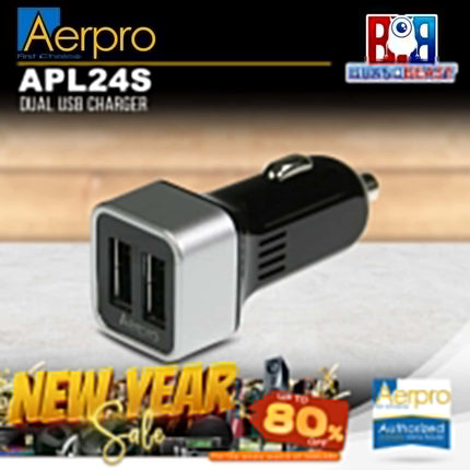 Aerpro APL24S Dual USB Charger