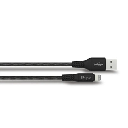 Aerpro APL310B 1.5M Premium Lightning to USB-A Cable - Black