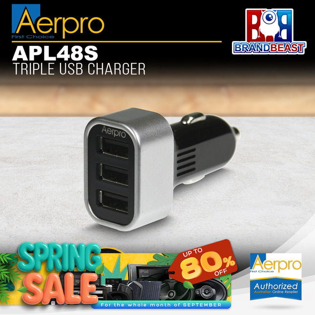 Aerpro APL48S Triple USB Charger