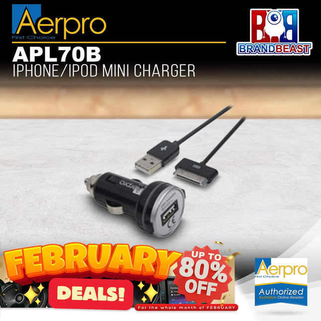 Aerpro APL70B iPhone/iPod Mini Charger