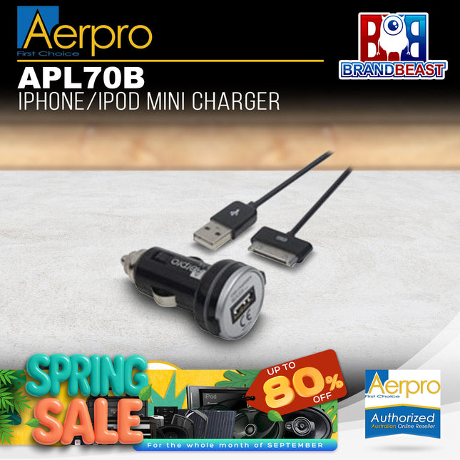 Aerpro APL70B iPhone/iPod Mini Charger