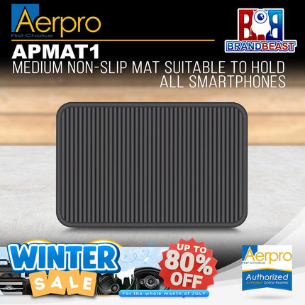 Aerpro APMAT1 Medium Non-Slip Mat Suitable to Hold All Smartphones