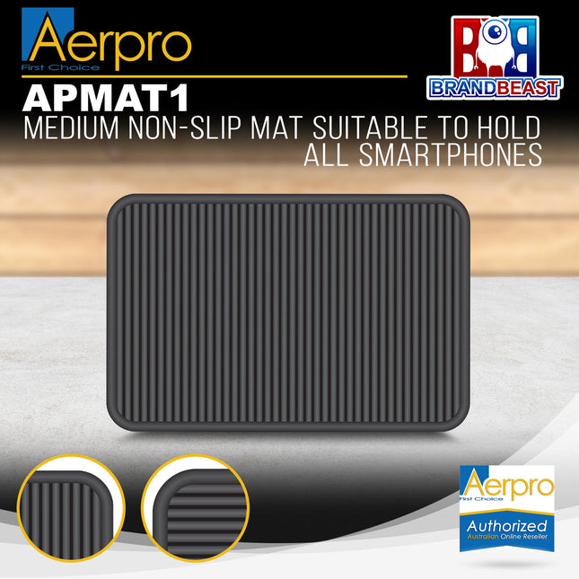 Aerpro APMAT1 Medium Non-Slip Mat Suitable to Hold All Smartphones