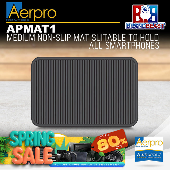 Aerpro APMAT1 Medium Non-Slip Mat Suitable to Hold All Smartphones