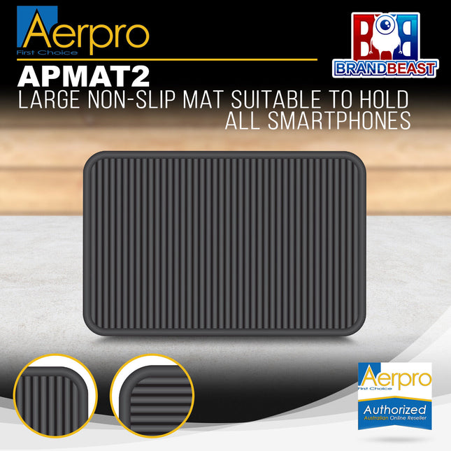 Aerpro APMAT2 Large Non-Slip Mat Suitable to Hold All Smartphones