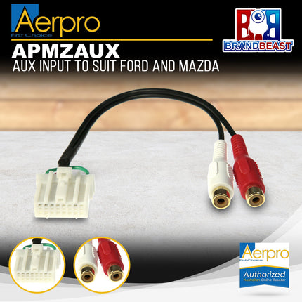 Aerpro APMZAUX Aux Input to Suit Ford/Mazda Vehicles