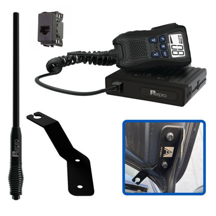 Aerpro APNICBH2 Hideaway 5W UHF CB Kit Nissan Patrol Y62 2019-On