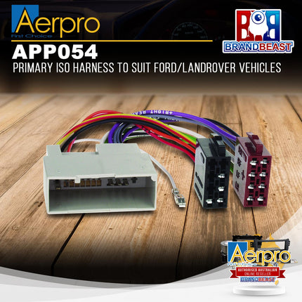 Aerpro APP054 Primary ISO Harness to Suit Ford/Landrover Vehicles