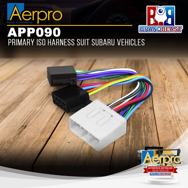 Aerpro APP090 Primary ISO Harness Suit Subaru Various Models