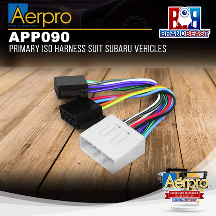 Aerpro APP090 Primary ISO Harness Suit Subaru Various Models