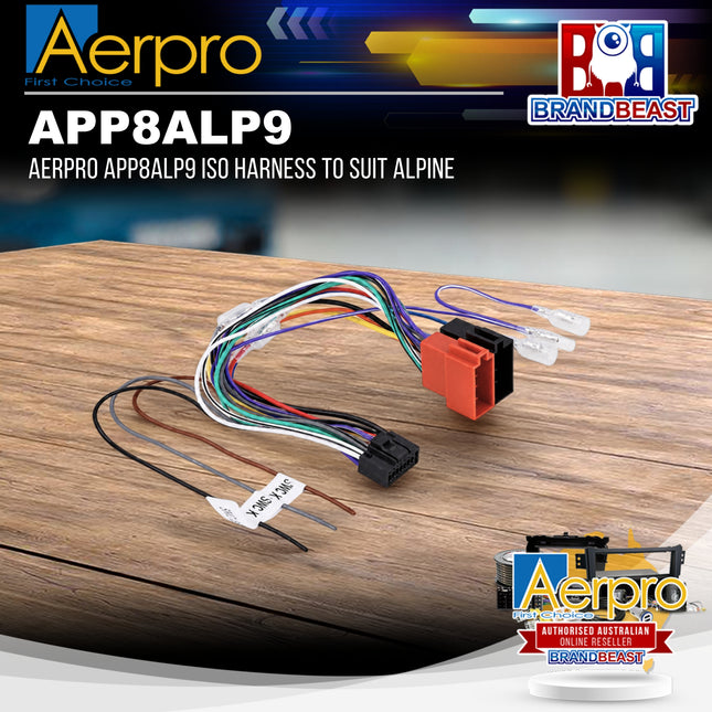 AERPRO APP8ALP9 ISO Harness to Suit Alpine