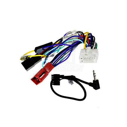 Aerpro APP9CLA4 APP9 Secondary ISO Harness & SWC Patch Lead to Suit Clarion AV Headunits (16 Square Pin Connector)