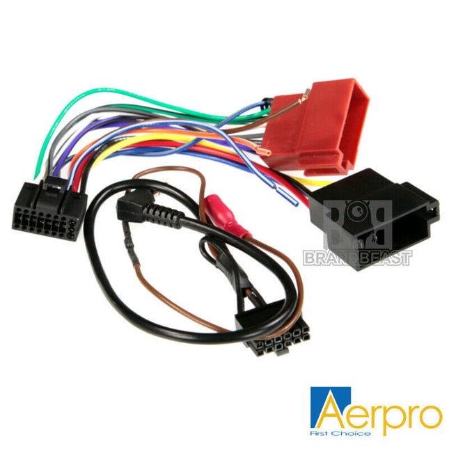 Aerpro APP9JVC3 APP9 Secondary ISO Harness & SWC Patch Lead to Suit JVC Headunit