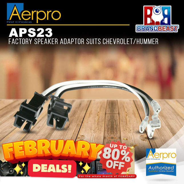 Aerpro APS23 Factory Speaker Adaptor Suit Chev/Hummer