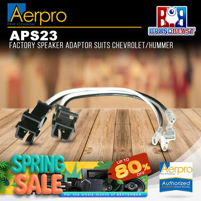 Aerpro APS23 Factory Speaker Adaptor Suit Chev/Hummer