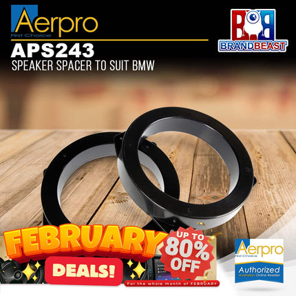 Aerpro APS243 Speaker Spacer to Suit BMW