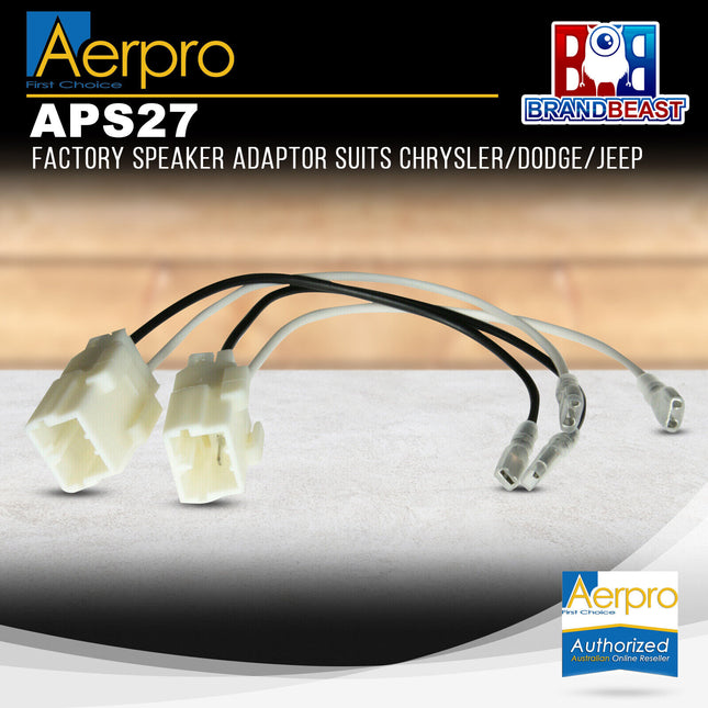 Aerpro APS27 Factory Speaker Adaptor Suit Chrysler/Dodge/Jeep