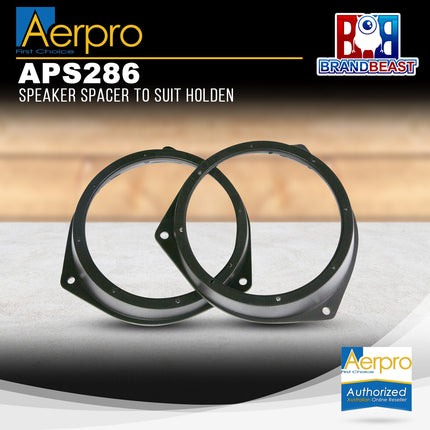 Aerpro APS286 120mm Factory Speaker Adaptor Spacers Suit Holden/Renault