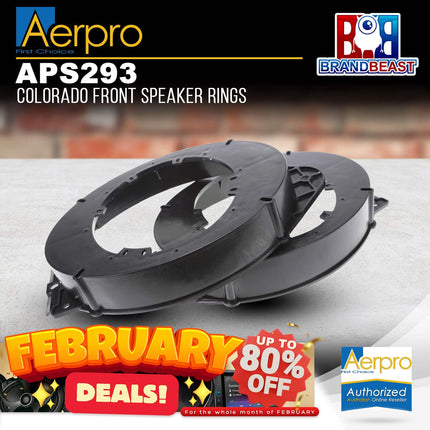 Aerpro APS293 Colorado Front Speaker Rings