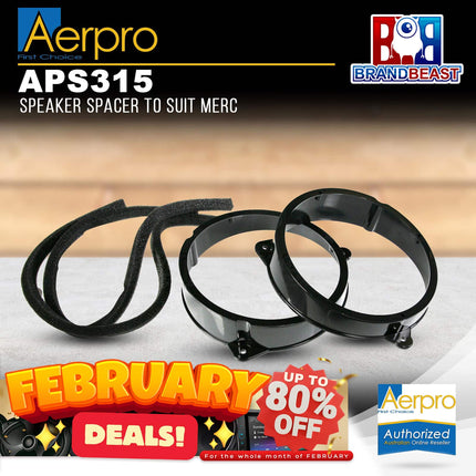 Aerpro APS315 Factory Speaker Adaptor Spacers Suit Mercedes CLK