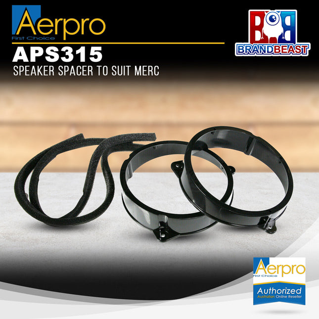 Aerpro APS315 Factory Speaker Adaptor Spacers Suit Mercedes CLK