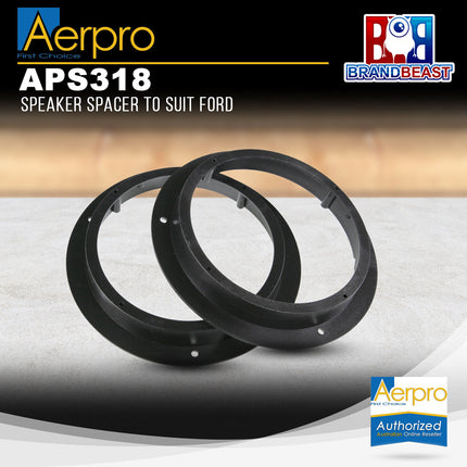 Aerpro APS318 6.5" Front Speaker Adaptor Suit Mercedes/Ford Various Vehicles
